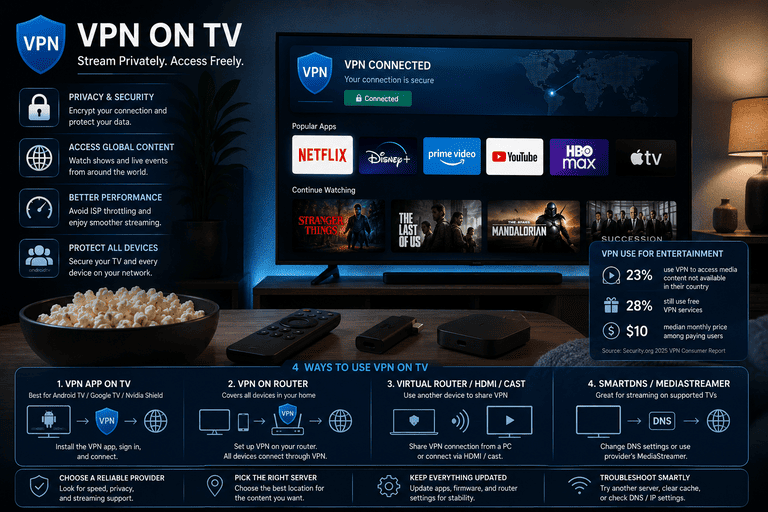 How to Use a VPN on TV
