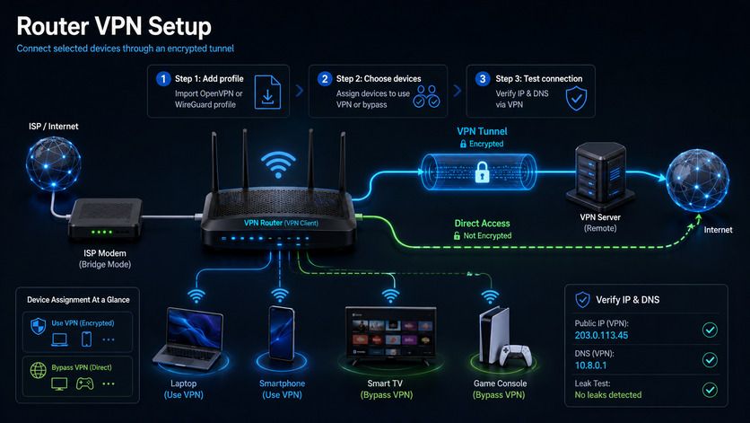How to Install a VPN on a Router